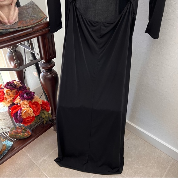 Venus Criss Cross Back Hi Low Asymmetrical Dress - Picture 3 of 5